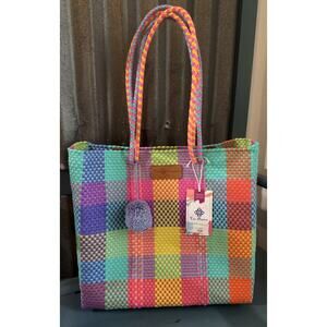 Tin Marin Fiesta Woven Tote Bag NWT